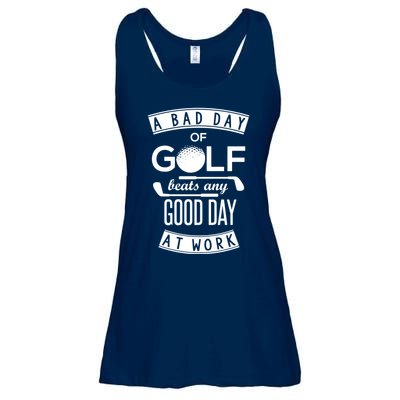 A Bad Day Of Golf Beats Any Day At Work Ladies Essential Flowy Tank