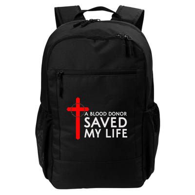 A Blood Donor Saved My Life Phlebotomy Blood Donor Backpack