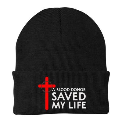 A Blood Donor Saved My Life Phlebotomy Blood Donor Beanie