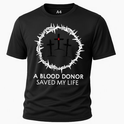 A Blood Donor Saved My Life retro christian Performance Shirt