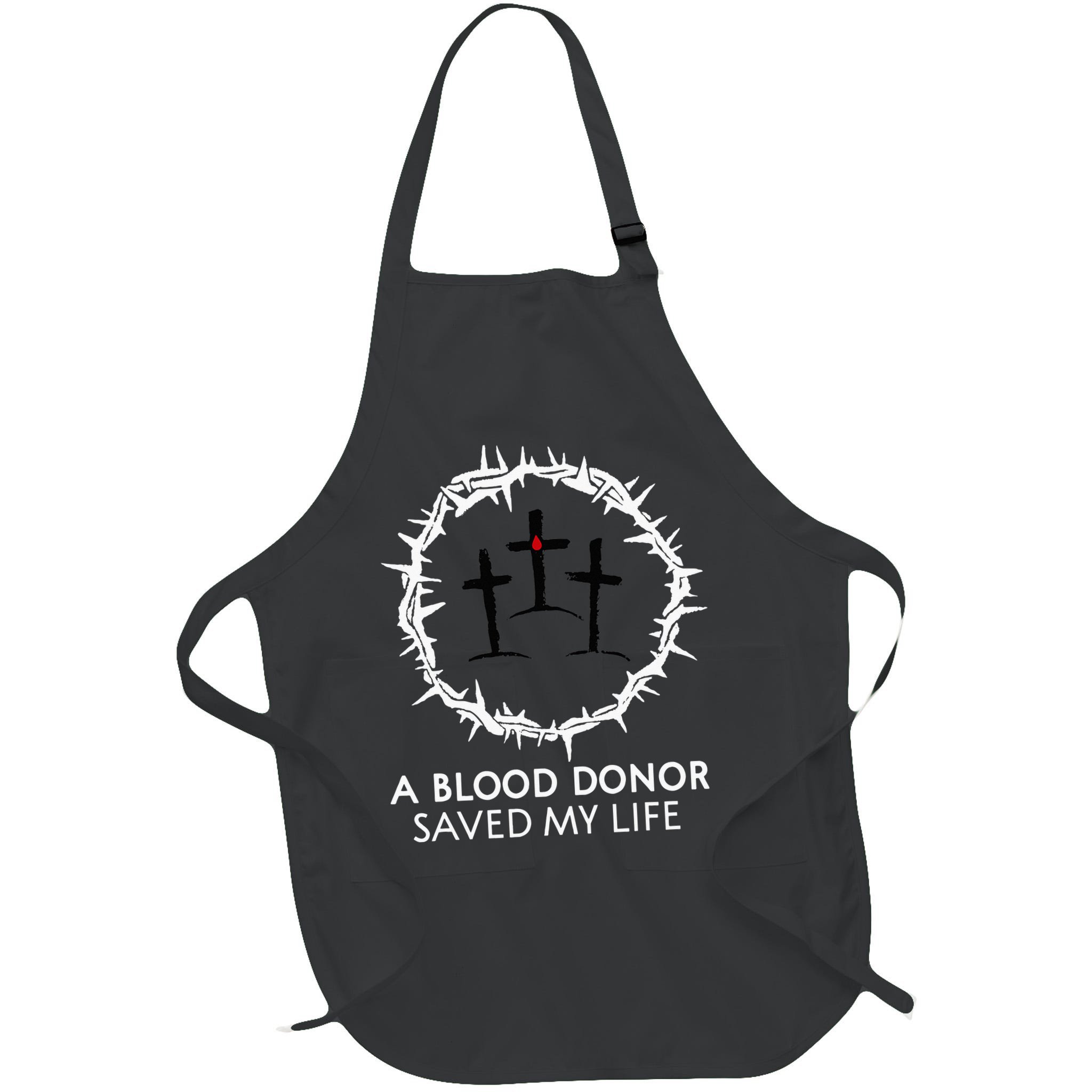 A Blood Donor Saved My Life retro christian Apron