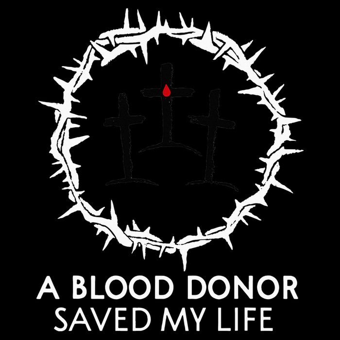 A Blood Donor Saved My Life retro christian Impact Tech Backpack