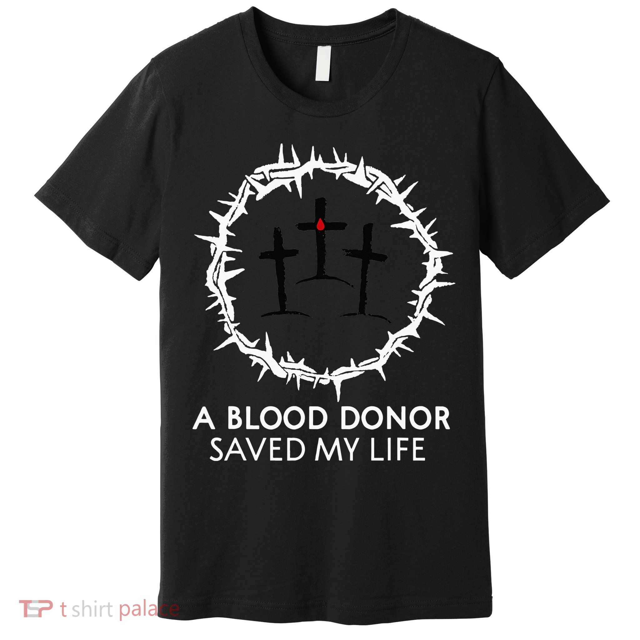 A Blood Donor Saved My Life retro christian Premium T-Shirt