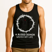 A Blood Donor Saved My Life retro christian Tank Top