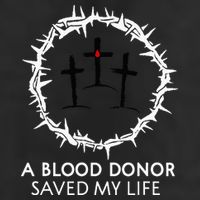 A Blood Donor Saved My Life retro christian Golf Towel