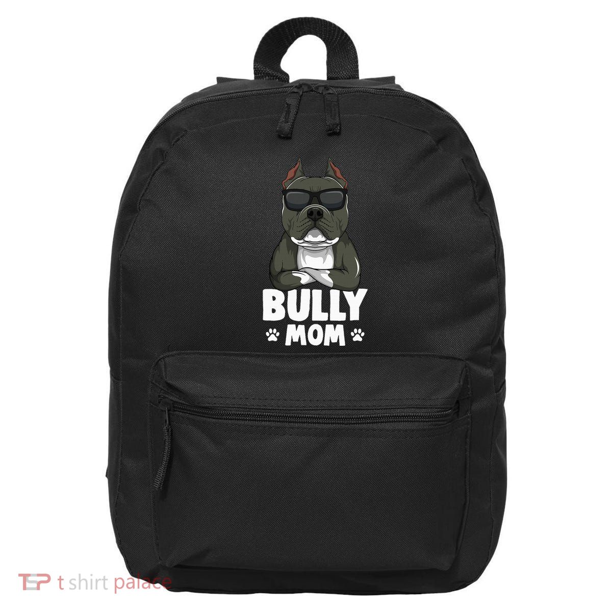 American Bully Dog Mom 16 in Basic Backpack