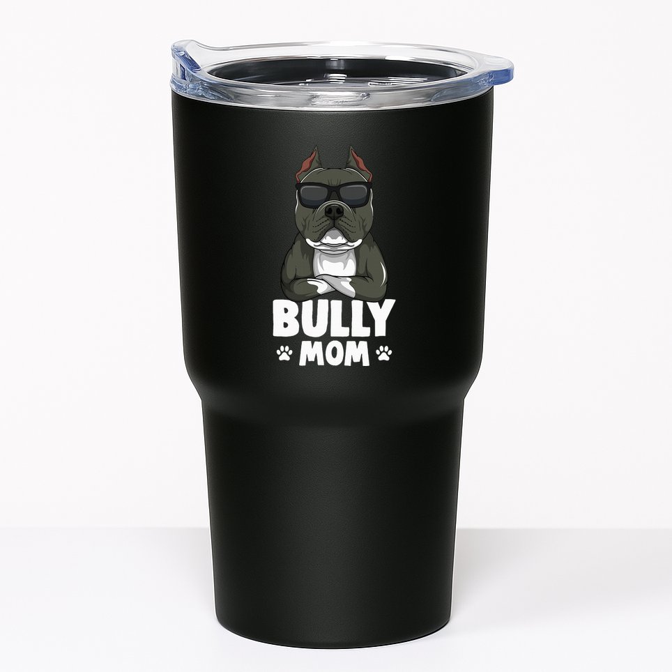 American Bully Dog Mom Tumbler