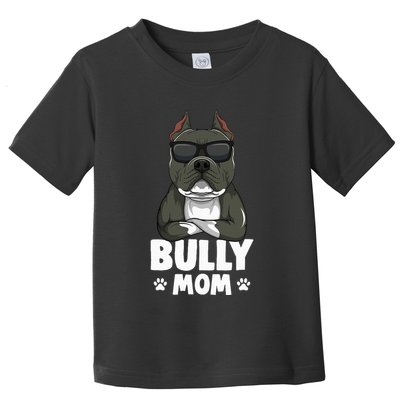American Bully Dog Mom Toddler T-Shirt