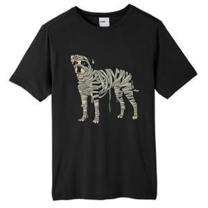 American Bulldog Dog Mummy Halloween Costume Dog Lovers Gift Tall Fusion ChromaSoft Performance T-Shirt