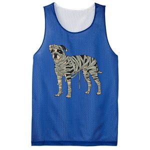 American Bulldog Dog Mummy Halloween Costume Dog Lovers Gift Mesh Reversible Basketball Jersey Tank