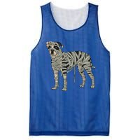 American Bulldog Dog Mummy Halloween Costume Dog Lovers Gift Mesh Reversible Basketball Jersey Tank