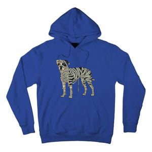 American Bulldog Dog Mummy Halloween Costume Dog Lovers Gift Tall Hoodie