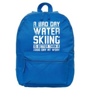 A Bad Day Water Skiing Cool Gift 16 in Basic Backpack