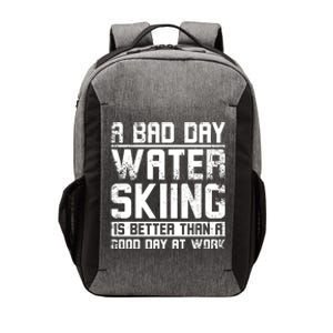 A Bad Day Water Skiing Cool Gift Vector Backpack