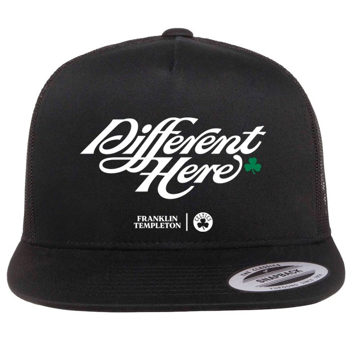 Alex Barth Different Here Franklin Templeton Flat Bill Trucker Hat