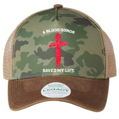 A Blood Donor Saved My Life Christian Blood Legacy Tie Dye Trucker Hat