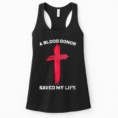 A Blood Donor Saved My Life Christian Blood Womens Tank Top