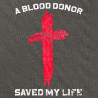 A Blood Donor Saved My Life Christian Blood Cotton Canvas Backpack