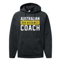 Australian Break Dancer Coach Costume Performance Fleece Hoodie