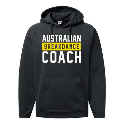 Australian Break Dancer Coach Costume Performance Fleece Hoodie