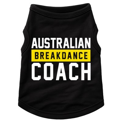 Australian Break Dancer Coach Costume Doggie Tank