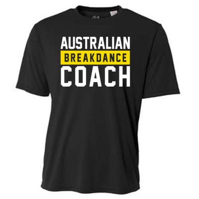 Australian Break Dancer Coach Costume Cooling Performance Crew T-Shirt