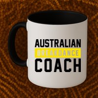 Australian Break Dancer Coach Costume Mug