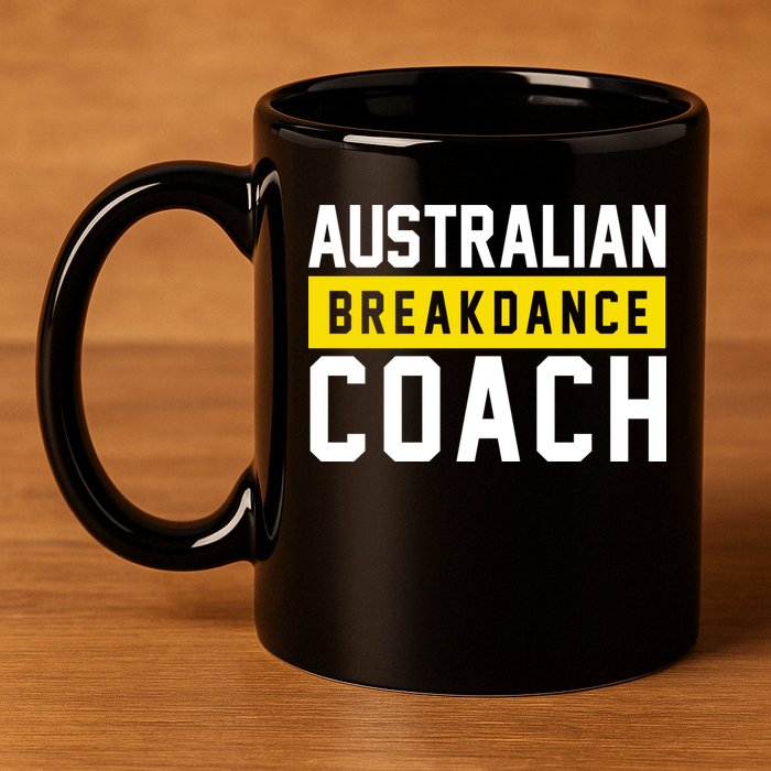 Australian Break Dancer Coach Costume 11oz C Handle Ceramic Mug