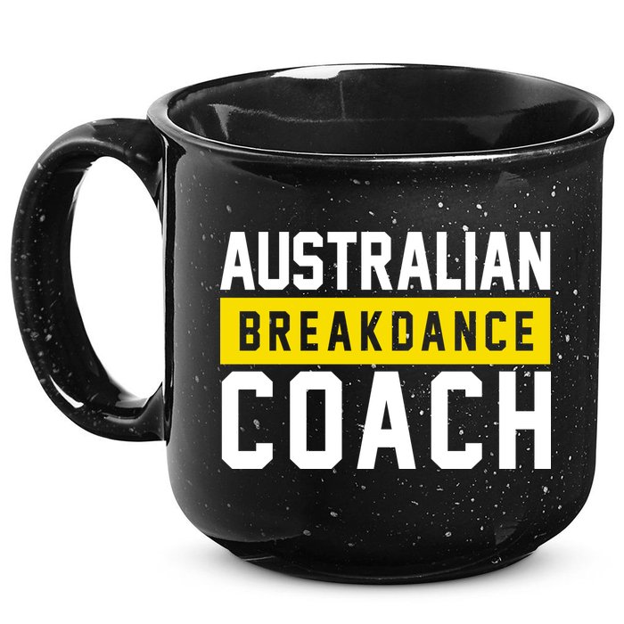 Australian Break Dancer Coach Costume 15oz Campfire Ceramic Mug