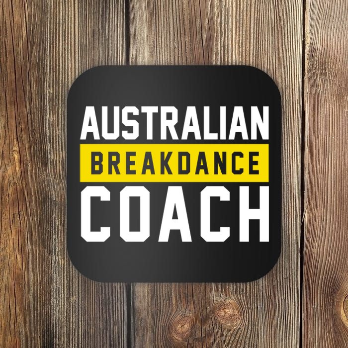 Australian Break Dancer Coach Costume Coaster