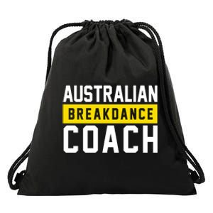 Australian Break Dancer Coach Costume Drawstring Bag