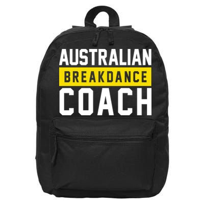 Australian Break Dancer Coach Costume 16 in Basic Backpack