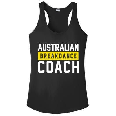 Australian Break Dancer Coach Costume Ladies PosiCharge Competitor Racerback Tank