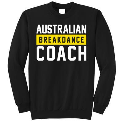 Australian Break Dancer Coach Costume Tall Sweatshirt