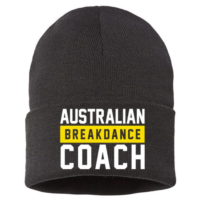 Australian Break Dancer Coach Costume Sustainable Knit Beanie