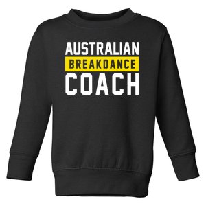 Australian Break Dancer Coach Costume Toddler Sweatshirt