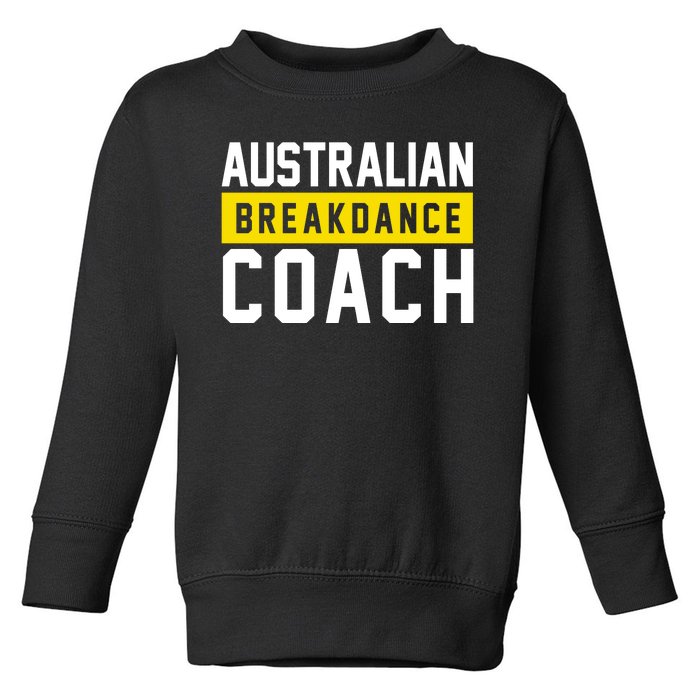 Australian Break Dancer Coach Costume Toddler Sweatshirt