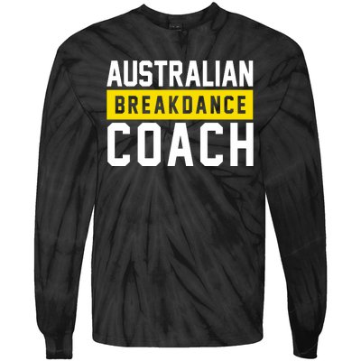 Australian Break Dancer Coach Costume Tie-Dye Long Sleeve Shirt