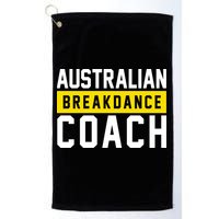 Australian Break Dancer Coach Costume Golf Towel