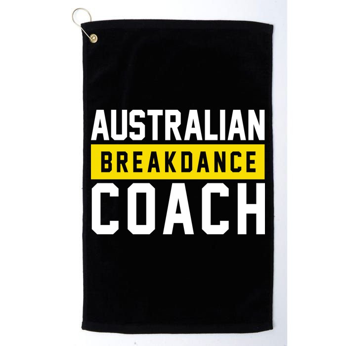 Australian Break Dancer Coach Costume Golf Towel
