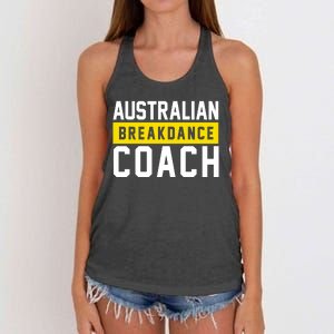 Australian Break Dancer Coach Costume Women's Knotted Racerback Tank