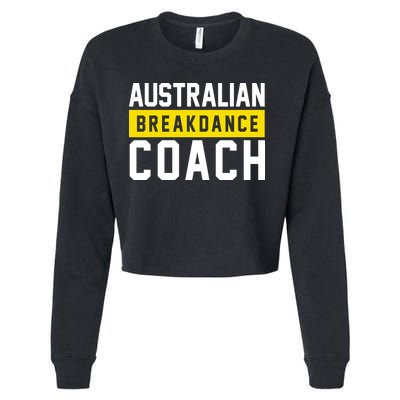 Australian Break Dancer Coach Costume Cropped Pullover Crew