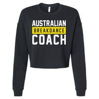 Australian Break Dancer Coach Costume Cropped Pullover Crew
