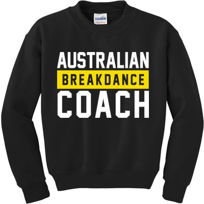 Australian Break Dancer Coach Costume Kids Sweatshirt