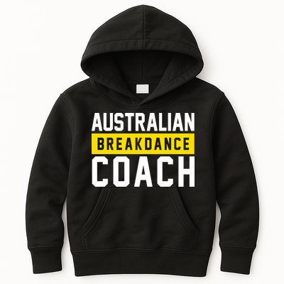Australian Break Dancer Coach Costume Kids Hoodie