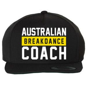 Australian Break Dancer Coach Costume Wool Snapback Cap