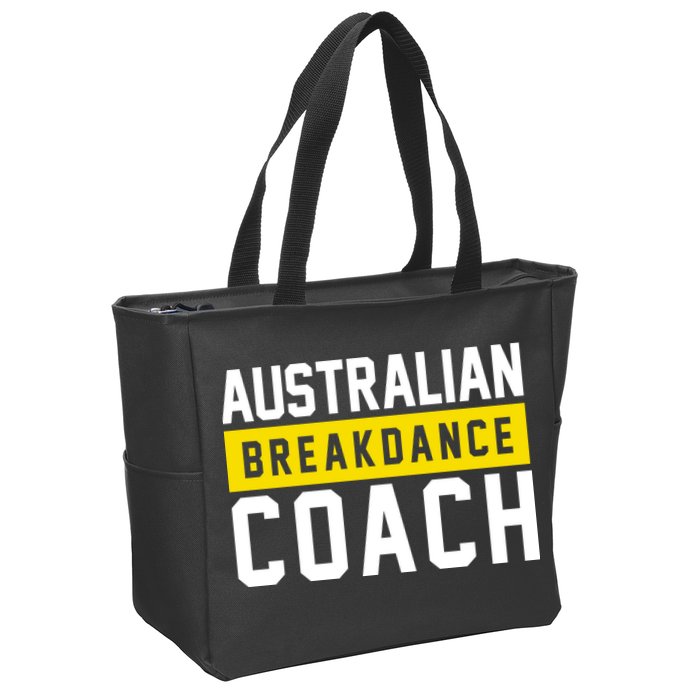 Australian Break Dancer Coach Costume Zip Tote Bag