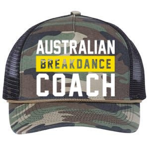 Australian Break Dancer Coach Costume Retro Rope Trucker Hat Cap