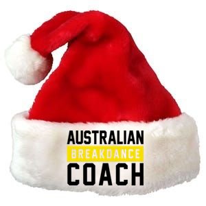 Australian Break Dancer Coach Costume Premium Christmas Santa Hat