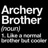 Archery Brother Definition Funny Sports Impact Tech Backpack